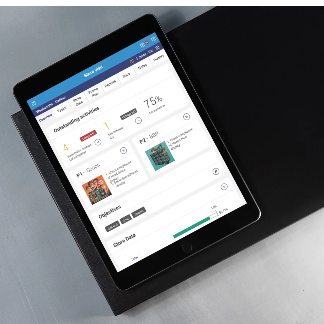 Mobile field-sales product
