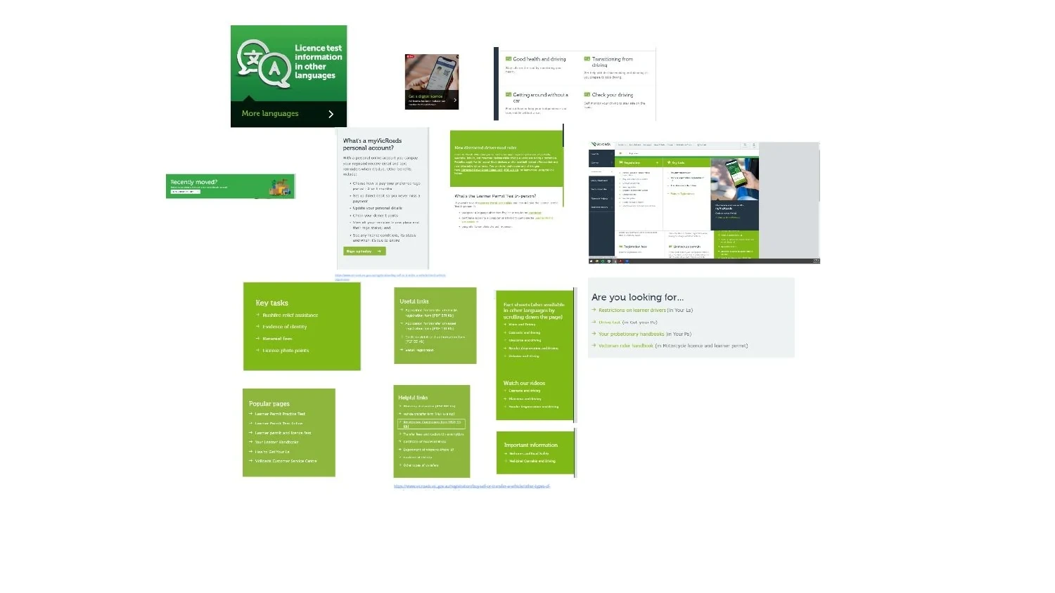 Content improvement priorities