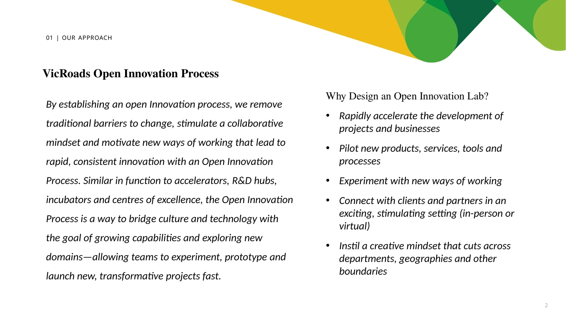 Why an open innovation process