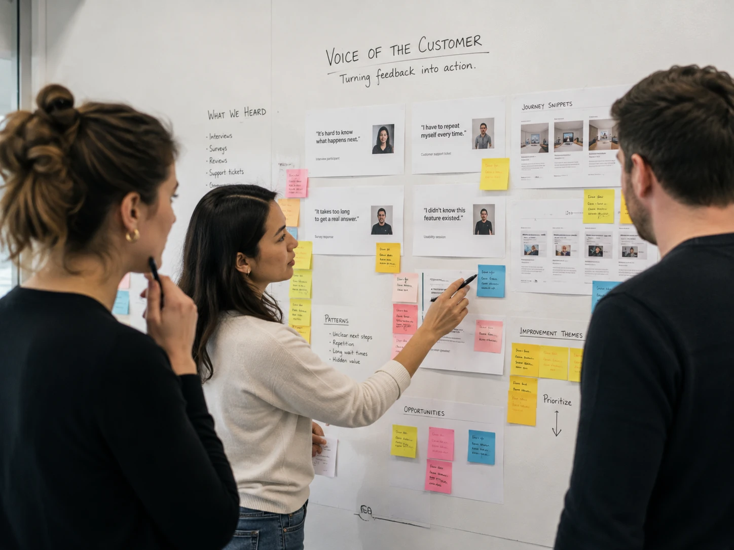 Turning feedback into shared evidence
